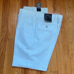 INC London Regular Fit Linen Pants
